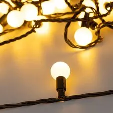 Arlight 025617 Светодиодная гирлянда ARD-BALL-CLASSIC-D23-10000-BLACK-80LED WARM (230V, 3,5W) (Ardecoled, IP65) 025617