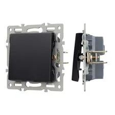 Arlight 043711 Механизм выключателя одноклавишный непроходной SWT-MK01-PL-BK (250V, 16A) (Arlight, -) 043711