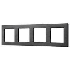 Arlight 043862 Рамка алюминиевая FRM-PRESTO-ALS-4-BK (Arlight, -) 043862
