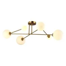 EVOLUCE SLE2211-302-06 Светильник потолочный Латунь/Белый G9 6*5W