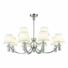 EVOLUCE SLE111303-12 Светильник подвесной Хром/Белый E14 12*40W