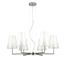 EVOLUCE SLE105903-06 Светильник подвесной Никель/Белый E14 6*40W