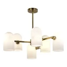 EVOLUCE SLE1047-302-06 Светильник потолочный Бронза/Молочно-белый E14 6*40W