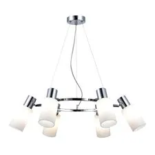 EVOLUCE SLE1139-103-06 Светильник подвесной Хром/Белый E14 6*60W