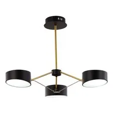 EVOLUCE SLE6005-402-03 Светильник потолочный Черный, Золотистый/Черный LED 3*10W