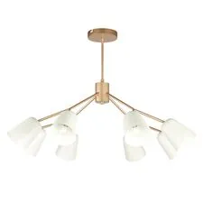 EVOLUCE SLE155902-08 Светильник потолочный Золотистый/Белый E14 8*40W