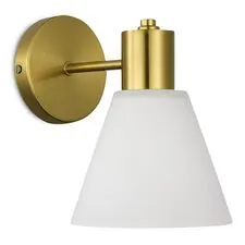 EVOLUCE SLE1561-301-01 Светильник настенный Латунь/Белый E27 1*60W