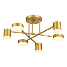 EVOLUCE SLE201022-06 Светильник потолочный Золотистый/Золотистый LED 6*7W 4000K