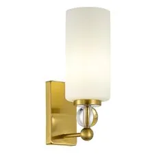 ST LUCE SL2003.301.01 Светильник настенный ST-Luce латунь/белый E27 1*40W