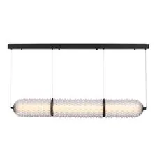 ST LUCE SL6144.413.01 Светильник подвесной ST-Luce черный/прозрачный LED 1*37W 4000K