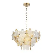 ST LUCE SL6240.203.06 Светильник подвесной ST-Luce золотистый/Прозрачный, январный E14 6*60W