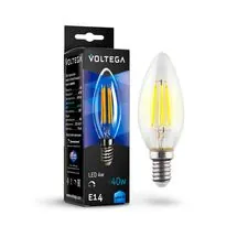 Voltega 8461 Светодиодная лампа Crystal Candle 5W 4000K E14 DIM (8461)