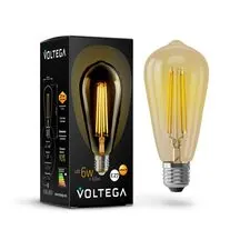 Voltega 5526 Светодиодная лампа Loft Led  ST64 6W 2800K E27 (5526)