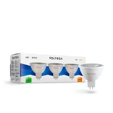 Voltega 7178 Лампа светодиодная, GU5.3, 7Вт, 580Lm, Ra80, 2800K, 220V, IP20 Voltega Sofit GU5.3 Lens 7178