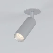 Elektrostandard a058219 Diffe светильник встраиваемый серебряный 8W 4200K (25039/LED)