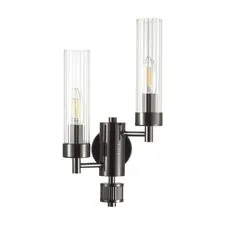 Lumion 45056; 5275/2W Бра CLASSI LN23 37 черный хром E14 2*40W 220V KAMILLA