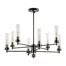 Lumion 45060; 5275/8C Люстра потолочная CLASSI LN23 38 черный хром E14 8*40W 220V KAMILLA