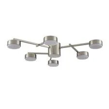 Lumion 48060; 8115/6C Люстра потолочная COMFI LN25 206 никель, металл LED GX53 6*7W 220V DABRA