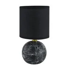 Lumion 48197; 8167/1T Настольная лампа COUNTY LN25 черный, керамика/текстиль E14 1*40W 220V VILANA