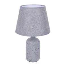 Lumion 48262; 8216/1T Настольная лампа CLASSI LN25 серый, керамика/текстиль Е27 1*60W 220V FANNA