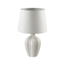Lumion 48152; 8120/1T Настольная лампа COMFI LN25 белый, керамика/текстиль E27 1*60W 220V SONA