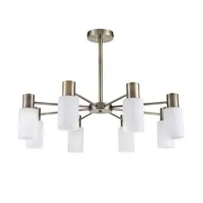 Lumion 47791; 8100/8C Люстра потолочная COMFI LN25 74 бронза/белый металл/стекло Е14 8*40W 220V MAVE