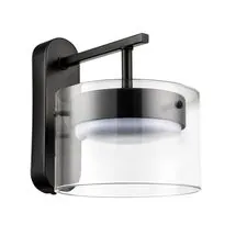 Lumion 48336; 8232/1W Бра COMFI LN25 193 черный/прозрачный, металл/стекло LED GX70 1*10W 220V NATALINA