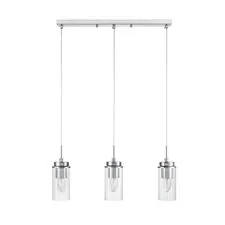 Lumion 47797; 8102/3A Подвес COMFI LN25 326 хром/прозрачный металл/металл Е14 3*40W 220V ISHA