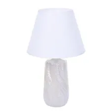 Lumion 48257; 8211/1T Настольная лампа CLASSI LN25 белый жемчужный/белый, керамика/текстиль Е27 1*60W 220V SINNA