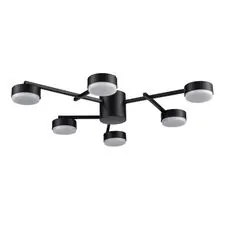 Lumion 48217; 8186/6C Люстра потолочная COMFI LN25 205 черный, металл LED GX53 6*7W 220V DABRA