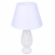 Lumion 48264; 8218/1T Настольная лампа CLASSI (В 2-Х КОРОБКАХ) LN25 379 белый, керамика/текстиль Е27 1*60W 220V SHARLIN