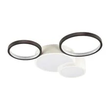 Lumion 44974; 5253/64CL Люстра потолочная LEDIO LN23 245 белый, черный диммир. с ДУ LED 64W 4224Лм 220V