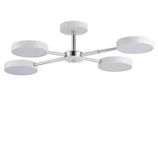 Lumion 46330; 5659/72CL Люстра потолочная LEDIO LN23 281 белый, хром LED 72W 3000-6000K 3902Лм 220V MIKA