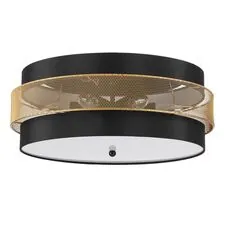 Lumion 47631; 8003/6C Потолочный светильник MODERNI LN25 161 черный/черный, золотой металл/металл, текстиль Е27 6*60W 220V ANIMAISA