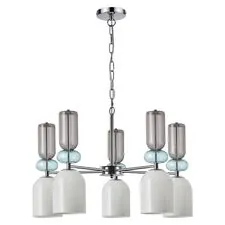 Lumion 44939; 5235/5 Люстра MODERNI LN23 101 хром E27 5*40W 220V GILLIAN