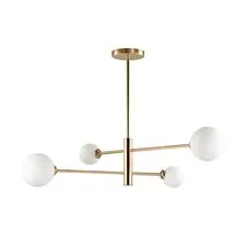 Lumion 40654; 4418/4C Люстра на штанге MODERNI LN19 114 золотой G9 4*40W 220V ESTELLE