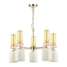 Lumion 44469; 4589/5 Люстра MODERNI LN22 97 золотой E27 5*40W 220V GILLIAN