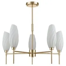 Lumion 46846; 6518/5C Люстра потолочная MODERNI LN23 169 золотой G9 5*40W 220V SHIVON