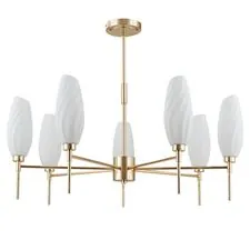 Lumion 46847; 6518/7C Люстра потолочная MODERNI LN23 169 золотой G9 7*40W 220V SHIVON