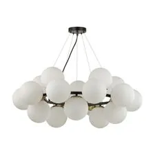 Lumion 46796; 6508/20 Люстра MODERNI LN23 105 чёрный, белый, бронза E14 20*40W 220V MELONA