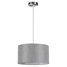 Lumion 48588; 8251/2 Подвес MODERNI LN25 никель/серый, металл/текстиль Е27 2*60W 220V NIKKI