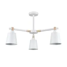 Lumion 47782; 8097/3C Люстра потолочная MODERNI LN25 269 белый/белый металл, дерево/металл Е27 3*60W 220V ROSALINA