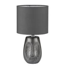 Lumion 48143; 8147/1T Настольная лампа MODERNI LN25 серый, керамика/текстиль Е27 1*60W 220V AKIVI