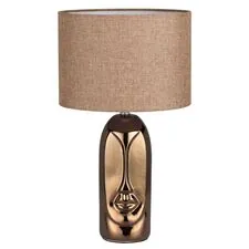 Lumion 48145; 8149/1T Настольная лампа MODERNI LN25 бронза/бежевый, керамика/текстиль Е27 1*60W 220V AKIVI