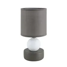 Lumion 48212; 8182/1T Настольная лампа MODERNI LN25 коричневый, керамика/текстиль E14 1*40W 220V LALANA