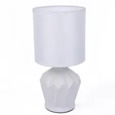 Lumion 48272; 8226/1T Настольная лампа MODERNI LN25 384 белый, керамика/текстиль E14 1*40W 220V ORIGAMIA