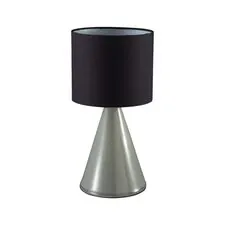 Lumion 48164; 8132/1T Настольная лампа MODERNI LN25 серый/черный, керамика/текстиль Е14 1*40W 220V SEGI