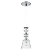 Lumion 47707; 8049/1A Подвесной светильник SUSPENTIONI LN25 308 хром/прозрачный металл/стекло E27 1*60W 220V MANOLA