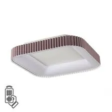 SONEX 48665; 7770/56L AVRA LED SN 039 Светильник металл / белый / мокко LED 56Вт+14Вт 3000-6000K 500х500 IP43 пульт ДУ+подсветка SHARMEL