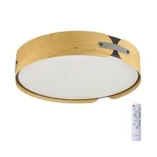 SONEX 1026715; 7721/65L AVRA LED SN 058 Светильник металл / пластик / белый / черный/дерево LED 65Вт 3000-6000K D450 IP20 пульт ДУ CORAGGIO